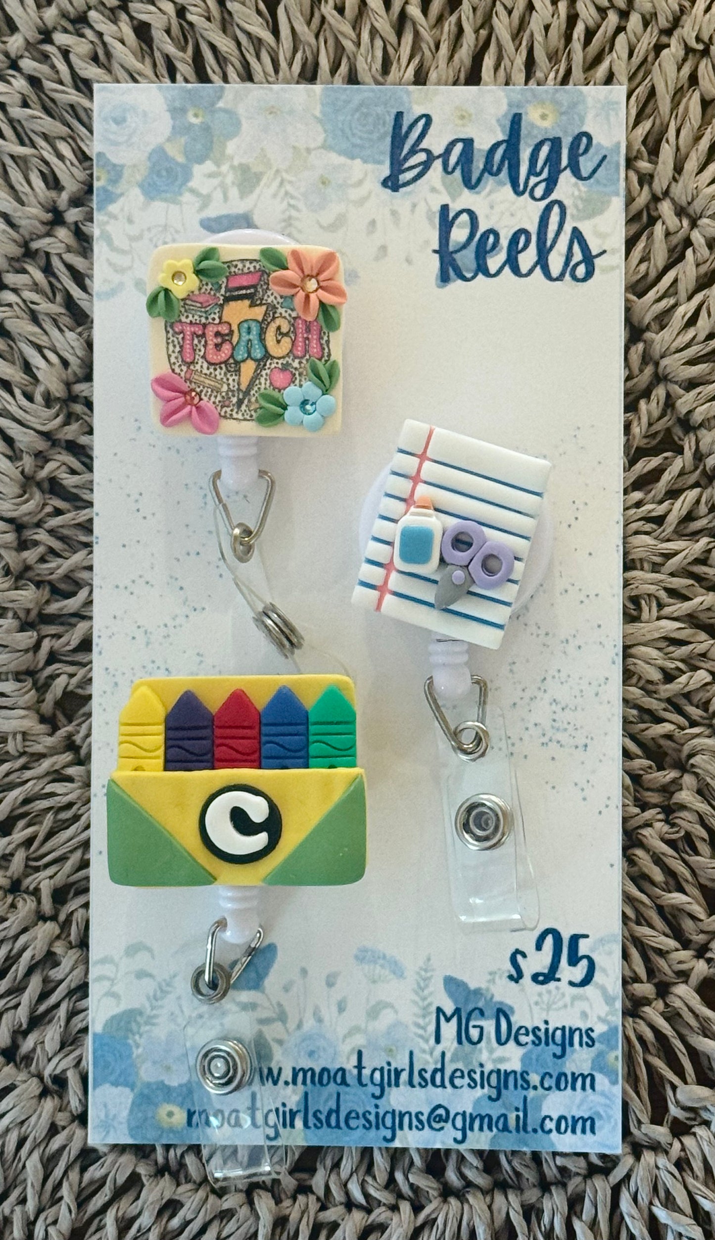 School Themed Badge Reels