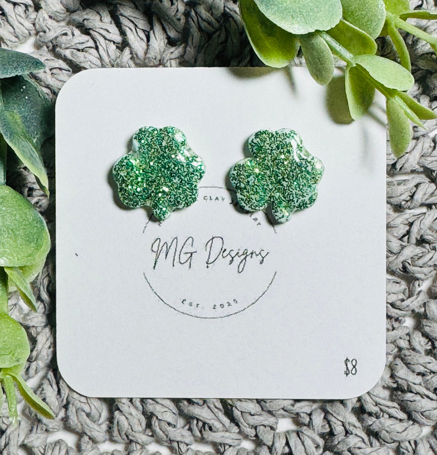 Shamrock Studs