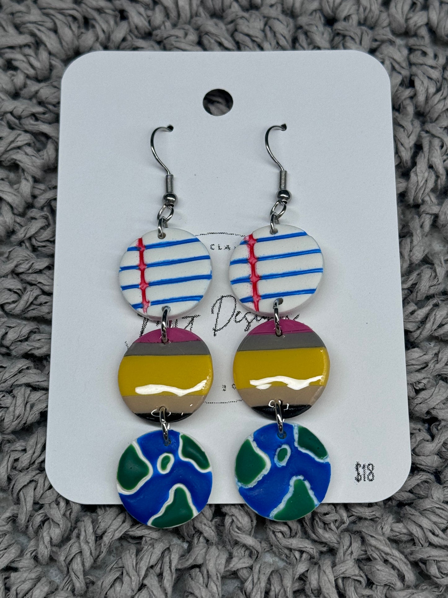 3 Tier School Dangle