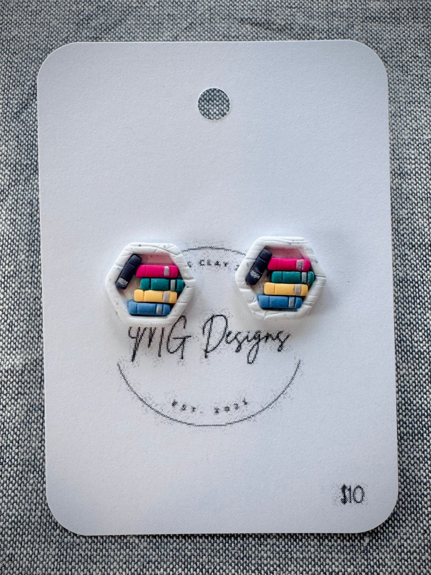 Hexagon Bookcase Studs