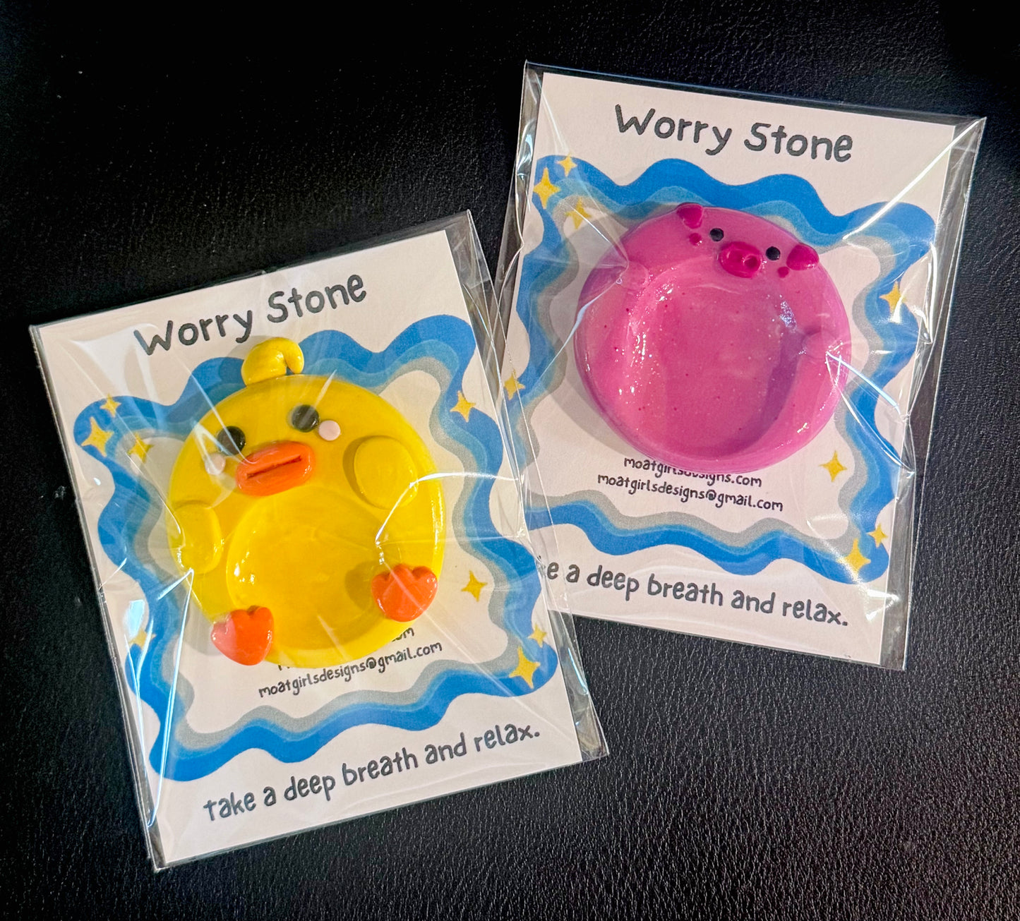 Duck/Pig Worry Stones