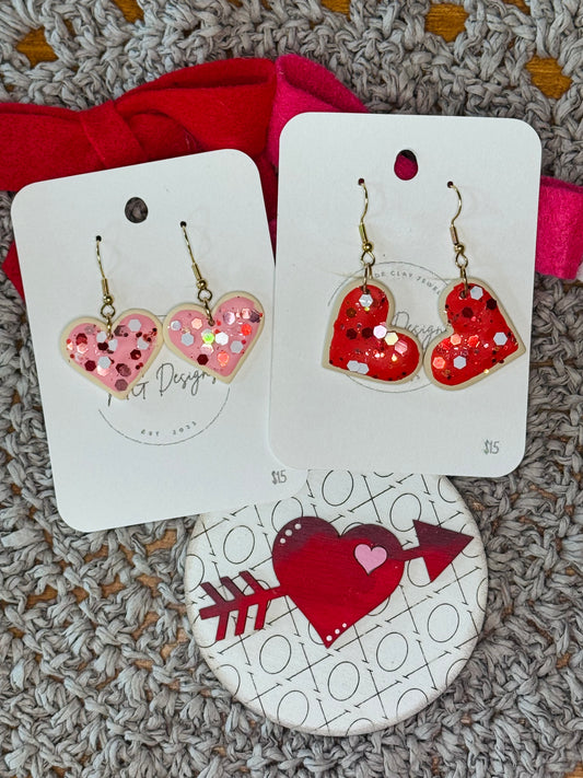 Glitter Hearts