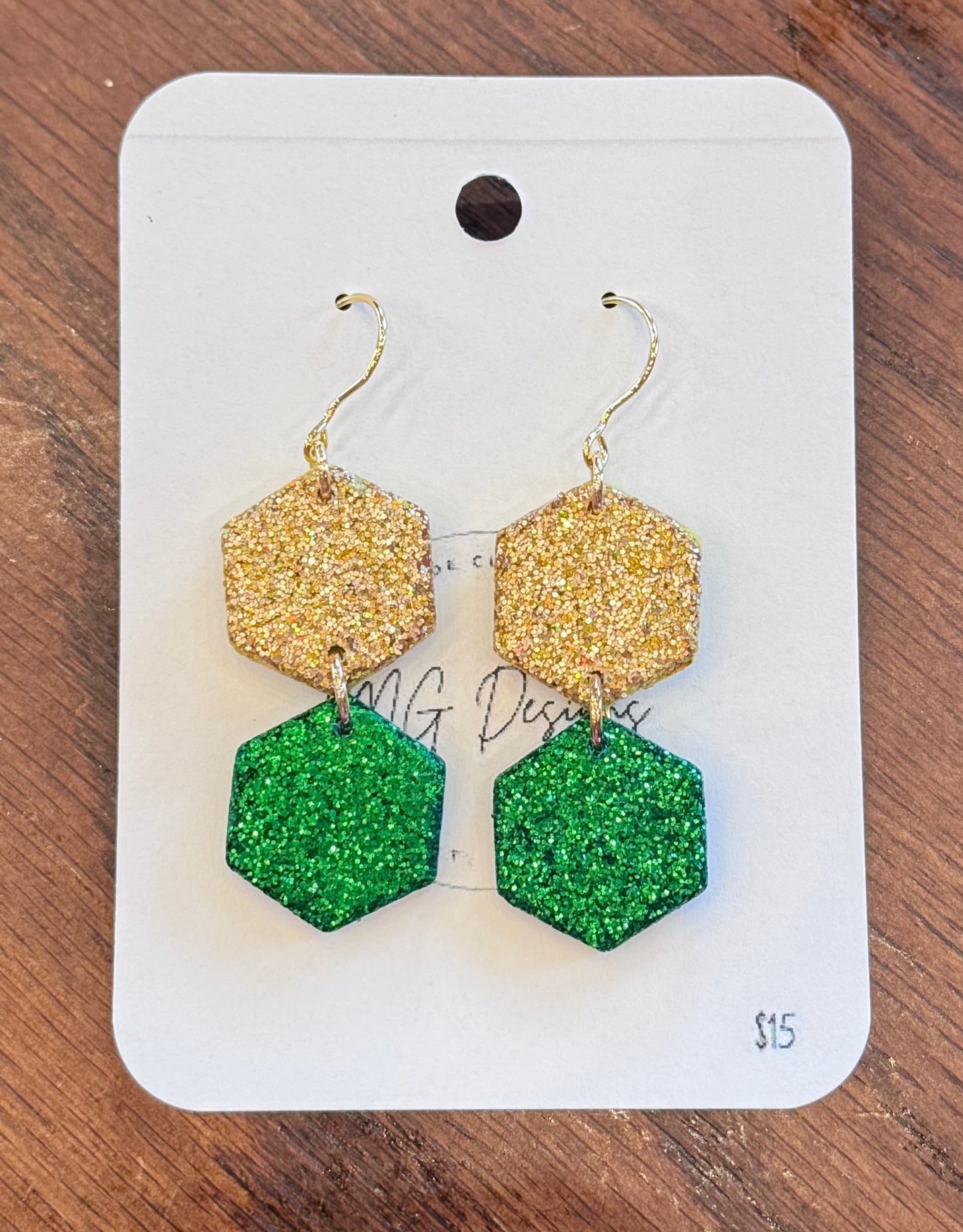 Green and yellow hexagons