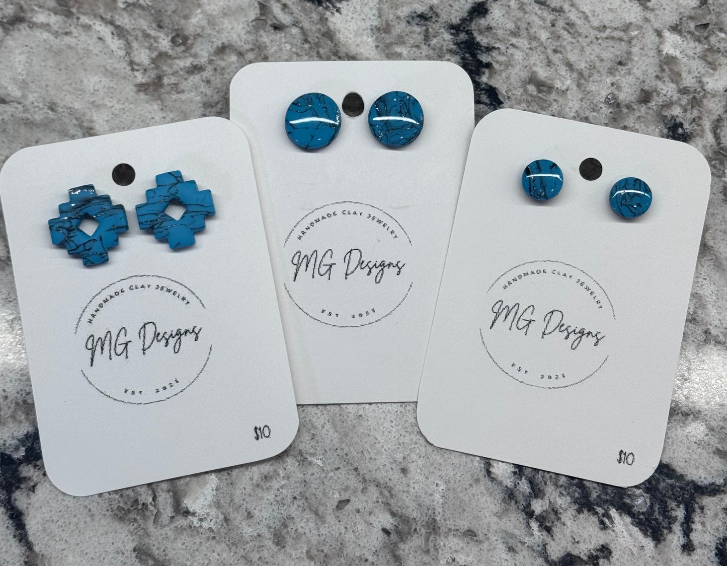 Western Turquoise Studs