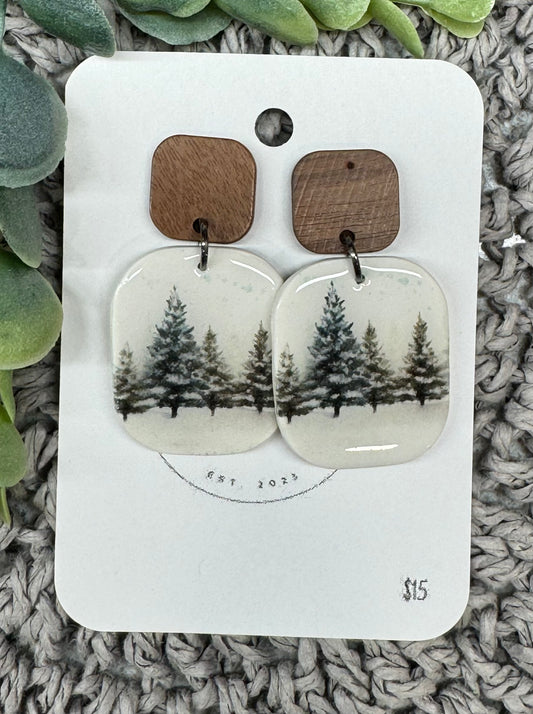 Square Winter Forest