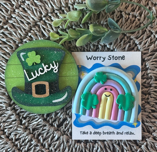 Rainbow Worry Stone