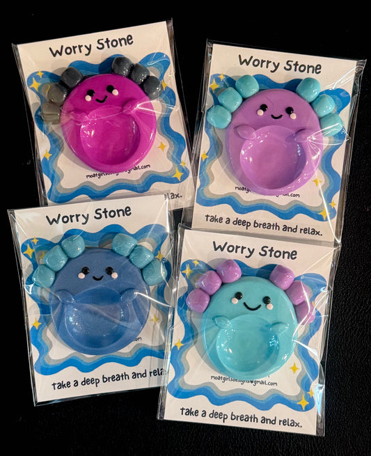 Axolotl Worry Stone