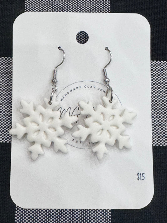 Dangle Silver Snowflake